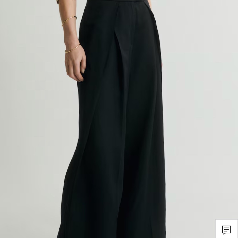 Mango Wide Leg Pleated Pants - Picture 4 of 6